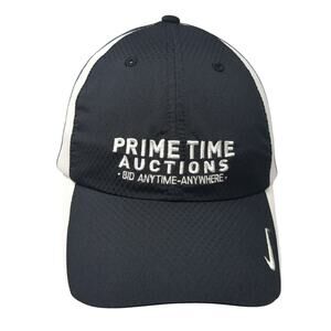 Prime Time Auctions Bid Anytime Anywhere Baseball Cap Black OS Nike Dri-Fit